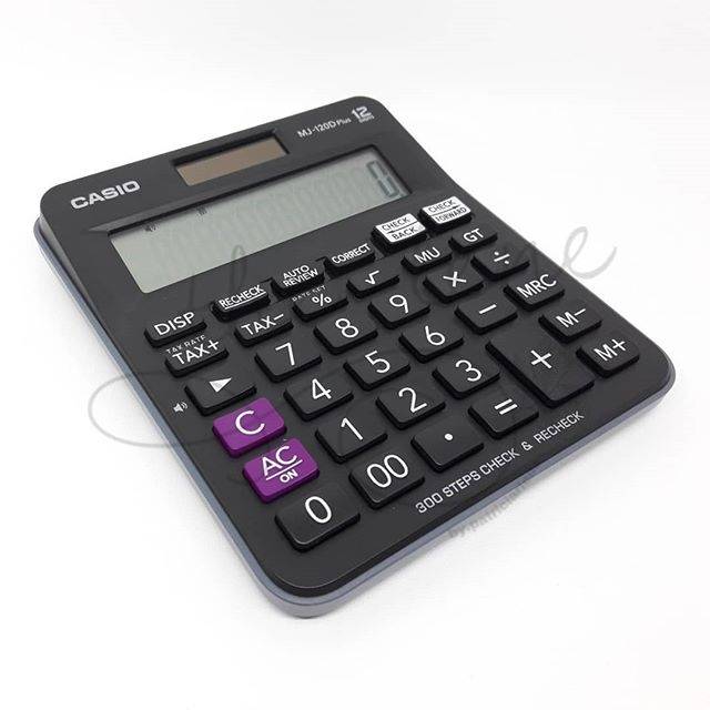

KALKULATOR CASIO MJ-120D PLUS-BK / KALKULATOR TOKO / KALKULATOR BESAR UNTUK MEJA DAGANG