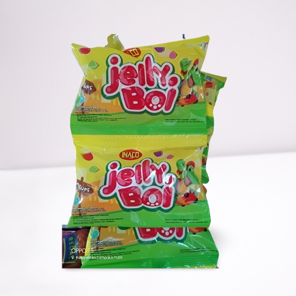 Inaco Jelly Boy renceng ( isi 10 sachet ) cemilan enak dan murah