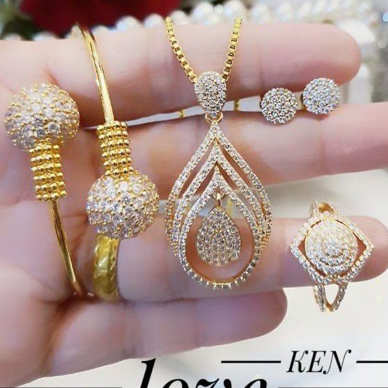 Xuping set perhiasan lapis emas 24k 2423l