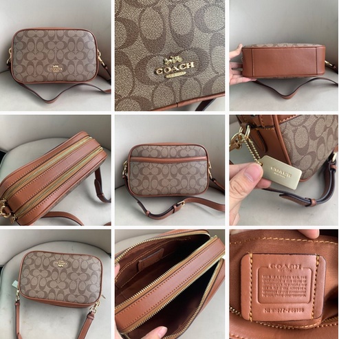 [Instant/Same Day]  1767  7617  88010  2835  3239  68168  coach double zip camera bag shoulder messenger women crossbody handbag  xjb