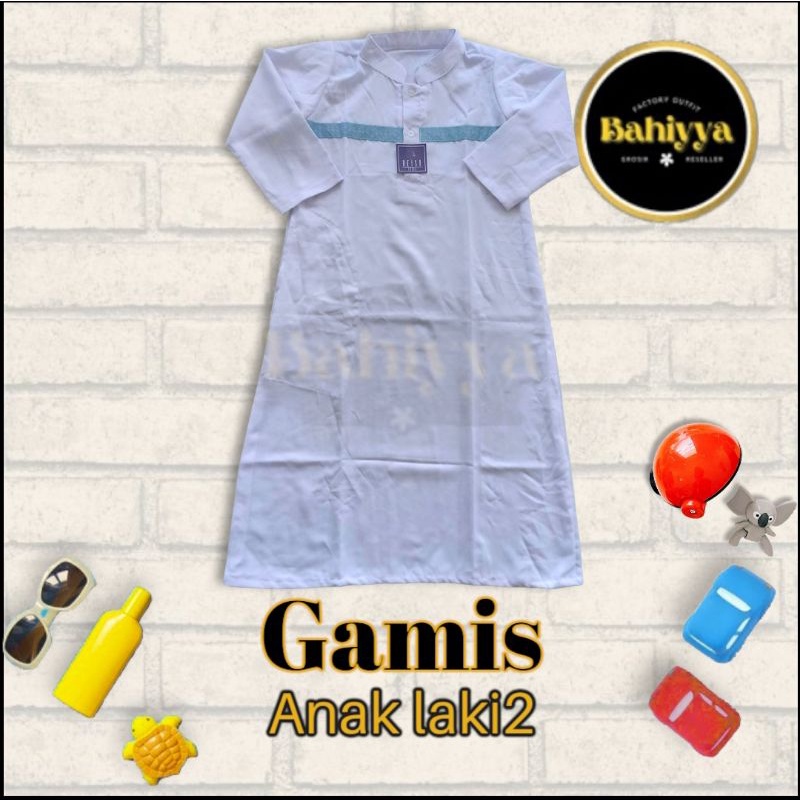 gamis Motif lis, gamis Anak laki2, gamis murah