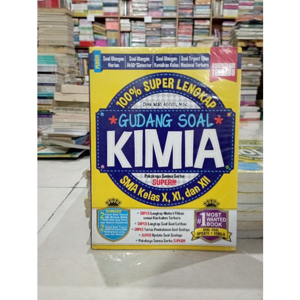 BUKU 100% SUPER LENGKAP GUDANG SOAL BIOLOGI / KIMIA SMA-KIMIA