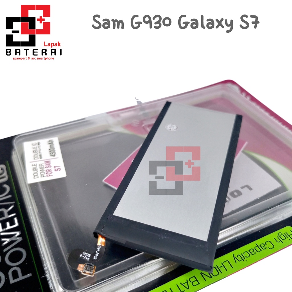 LOG - ON Baterai Samsung S7 / S7 Flat G930 Double IC Protection Battery Batre