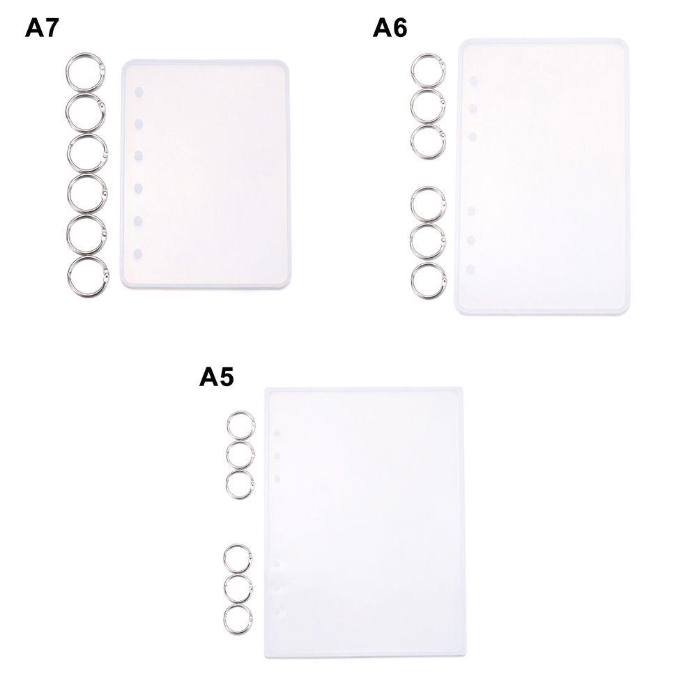 Solighter Notebook Cover Resin Cetakan Transparan DIY Kerajinan Kristal Casting Mold