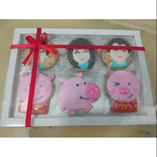 

Hampers Kotak Cookies Hias Aneka Tema isi 6 pcs