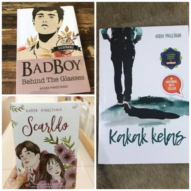 Novel Kakak Kelas Novel Scarldo Novel Bad Boy Behind The Glasses Wattpad Best Seller Romance Shopee Indonesia