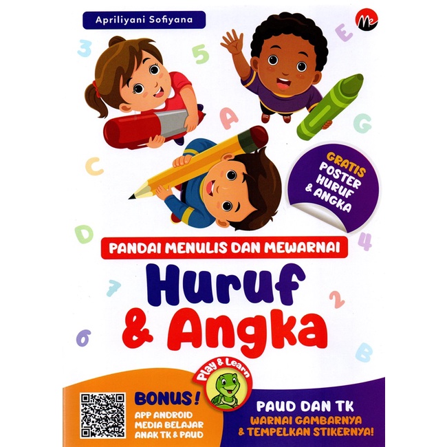 Jual Pandai Menulis Dan Mewarnai Huruf And Angka Shopee Indonesia