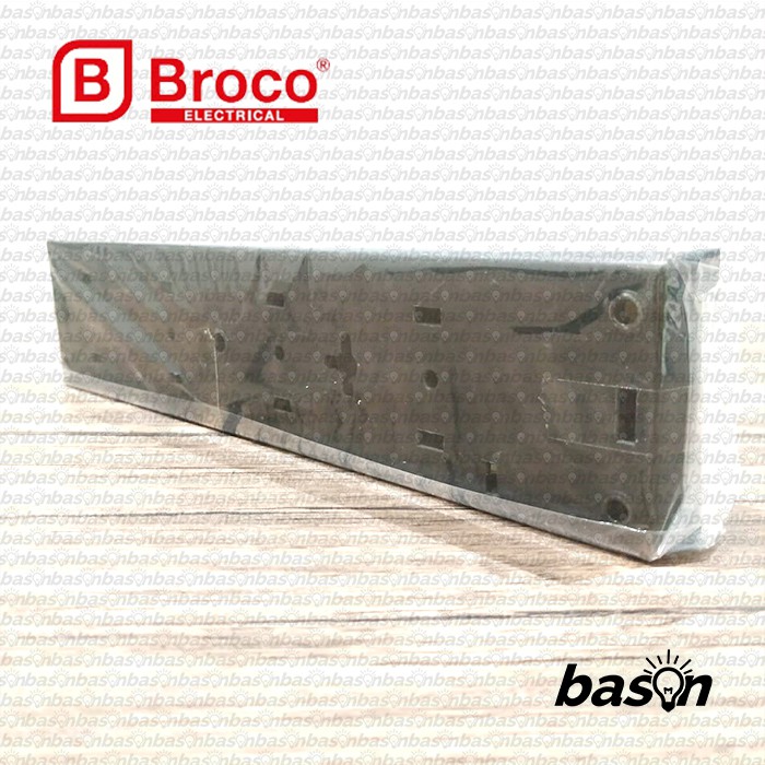 BROCO 15340 NCP 16A 250V SNI - Stop Kontak 4 Lubang tanpa kabel