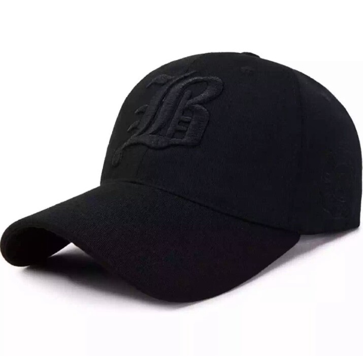 Topi Baseball LB MLB Classic FullBlack G-502 / Topi Pria Wanita Distro Original keren 2022