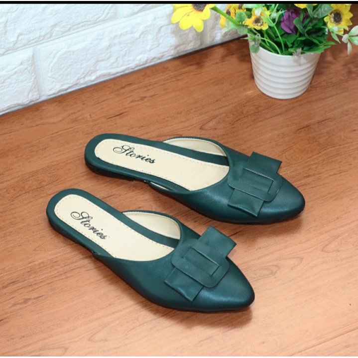 Sepatu Flat Bapao Wanita BL 04-army