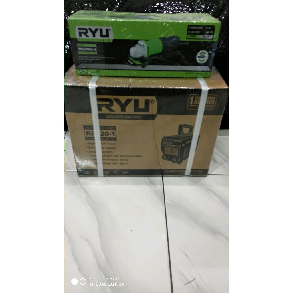 PROMO Paket mesin las ryu-mesin gerinda ryu