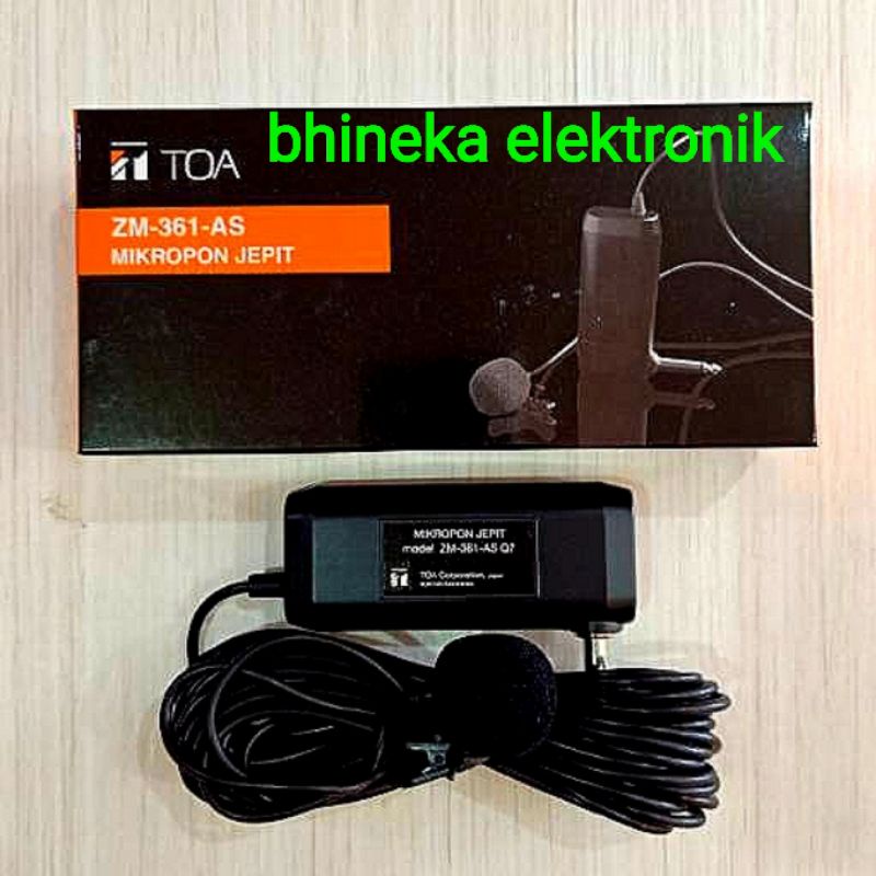 mic kabel TOA ZM 361 AS zm361 as microphone jepit toa zm361as