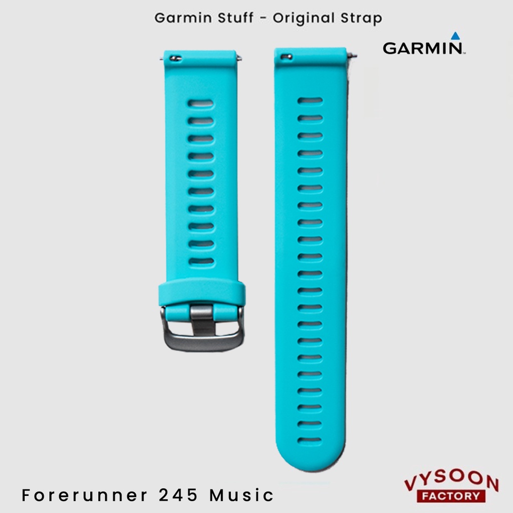 Strap Rubber Smartwatch Garmin Forerunner 245 Original - Blue Ocean