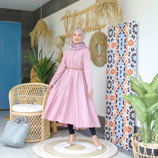 AGATHA MIDI DRESS RAISACLOTH KHEVA MAUZA