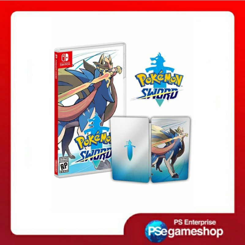 Switch Pokemon Sword + Steel Case (English)