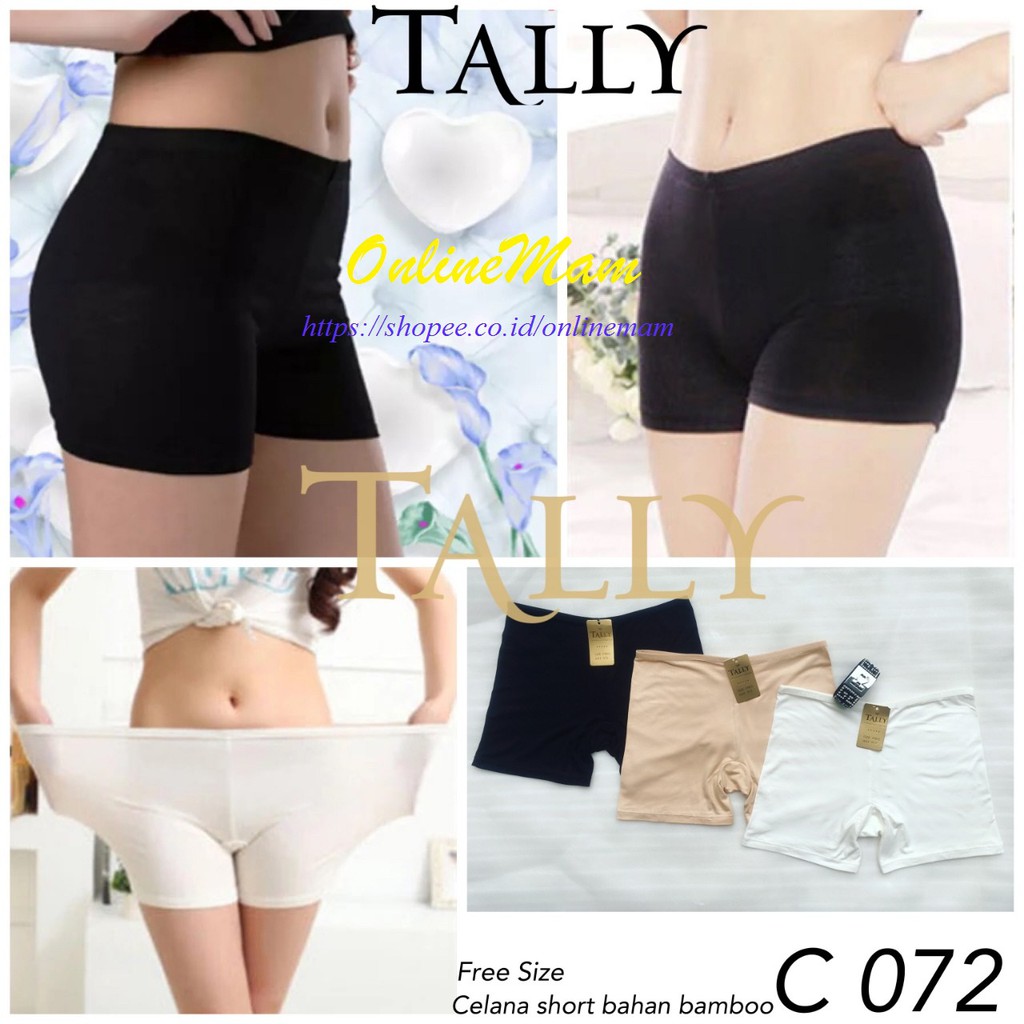 Celana Dalam Super Soft Short Pants Model 072 ASLI TALLY / CD Cewek Wanita Perempuan Tally C 072