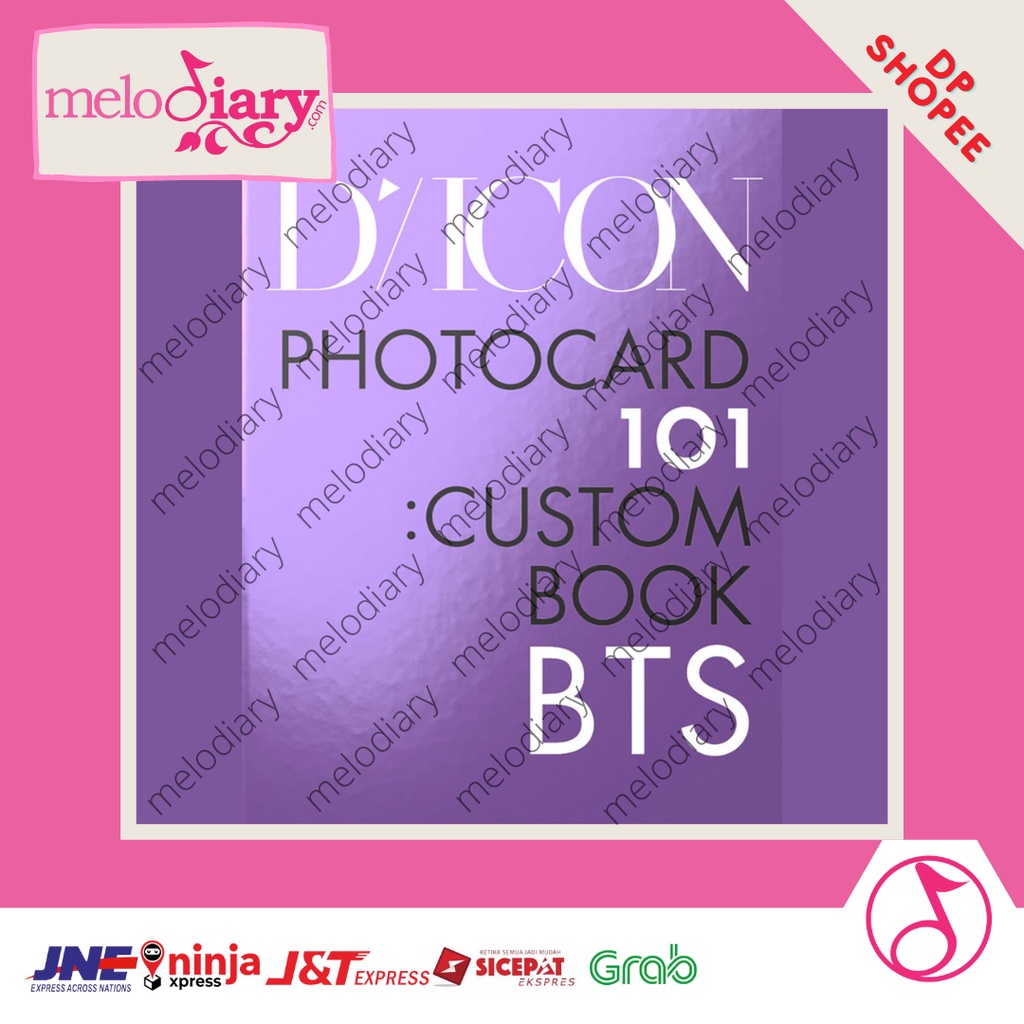 DICON BTS PHOTOCARD 101 : CUSTOM BOOK BEHIND BTS since 2018(2018-2021 in USA)