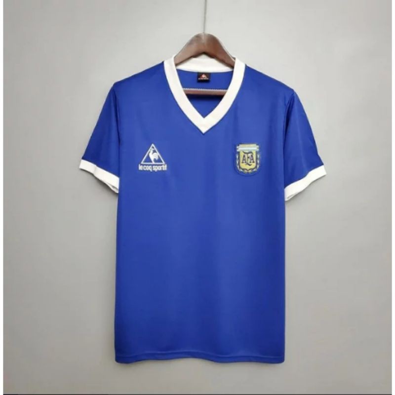 Jersey Argentina Away 1986 Grade Ori