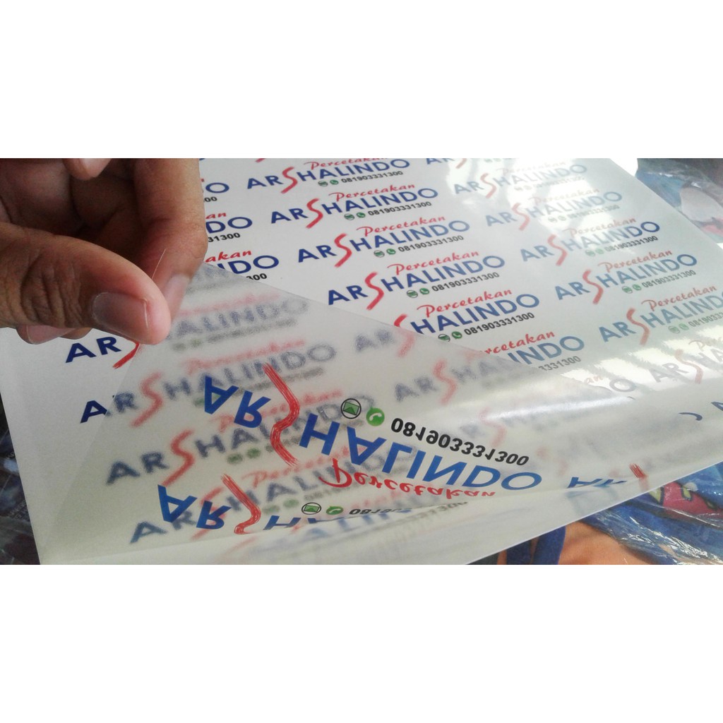

Stiker Transparan / Bening