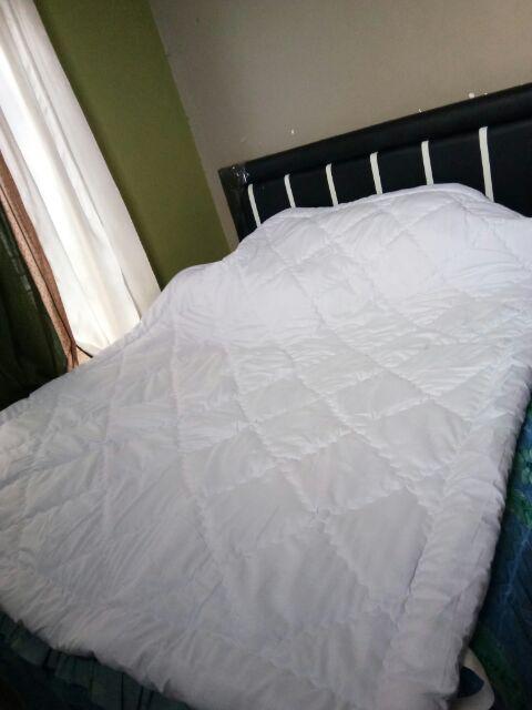 Matras Protector / Cover Pelindung Spring Bed Uk King/queen
