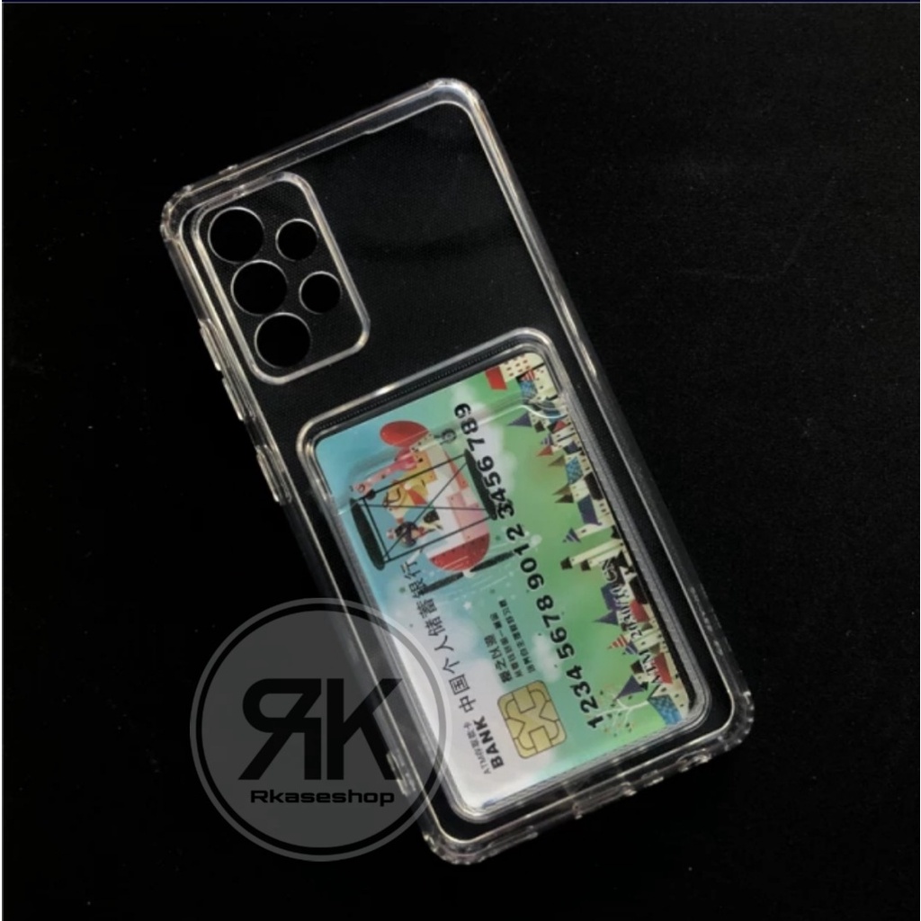 CLEAR CAMERA CARD Holder Kartu SAMSUNG A33 A53 A73 A32 A52S A52 A72 S20 S20+ S21 S21+ S22 ULTRA A50 A50S A51 A71 A22 A12 S20 FE S21 FE Note 8 9 10 20 ULTRA A03 Core Case Cover