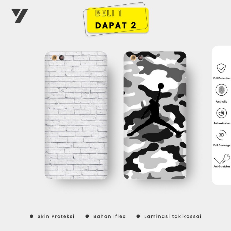 Garskin Sharp Aquos M1 [Dapat 2 Garskin] - Motif 2