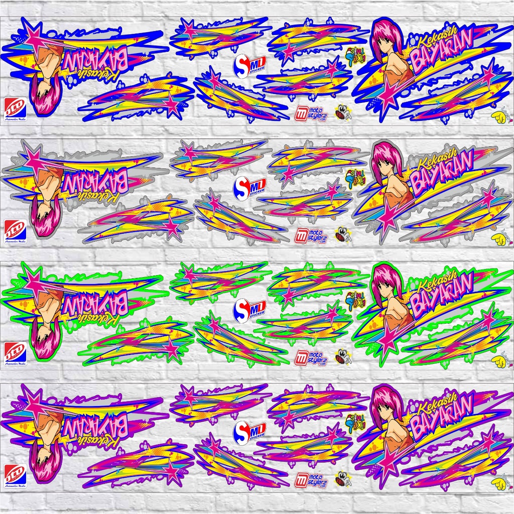 STRIPING VARIASI MOTOR HONDA C 70