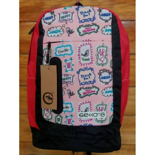 TAS RANSEL SEKOLAH GEKKO MURAH BERKUALITAS [READYSTOK]