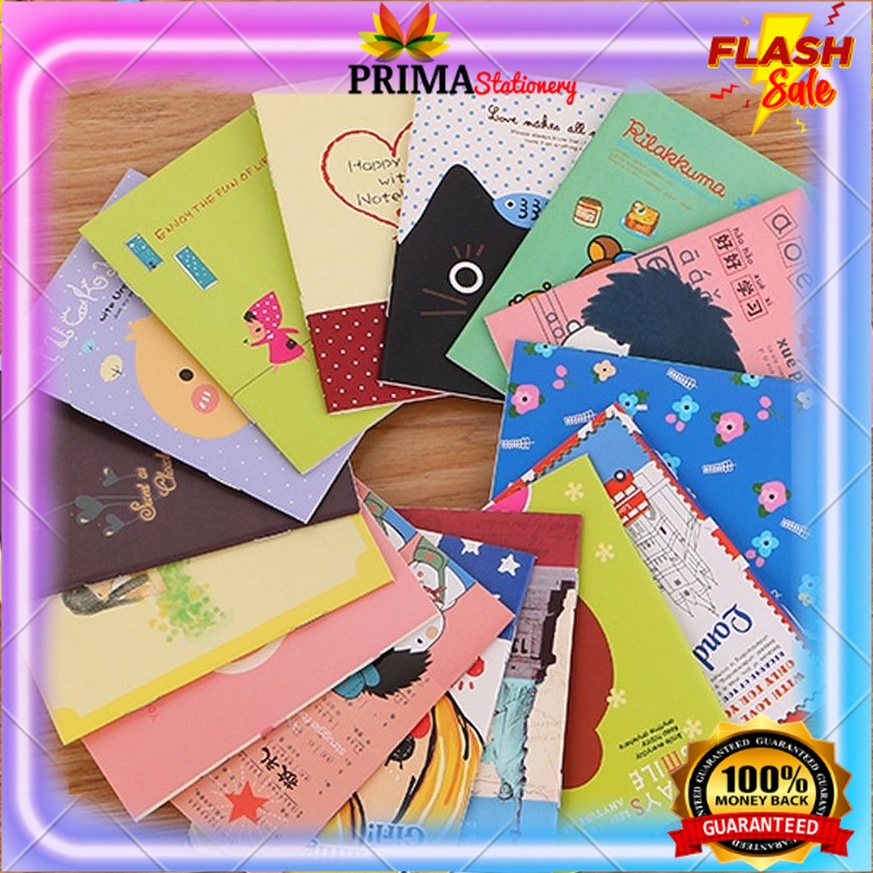 

ONE-A25 Buku Tulis Mini Notebook / Buku Tulis Memo Kecil Karton / Buku Catatan Cartoon Mini Book Lucu Anak Sekolah Import