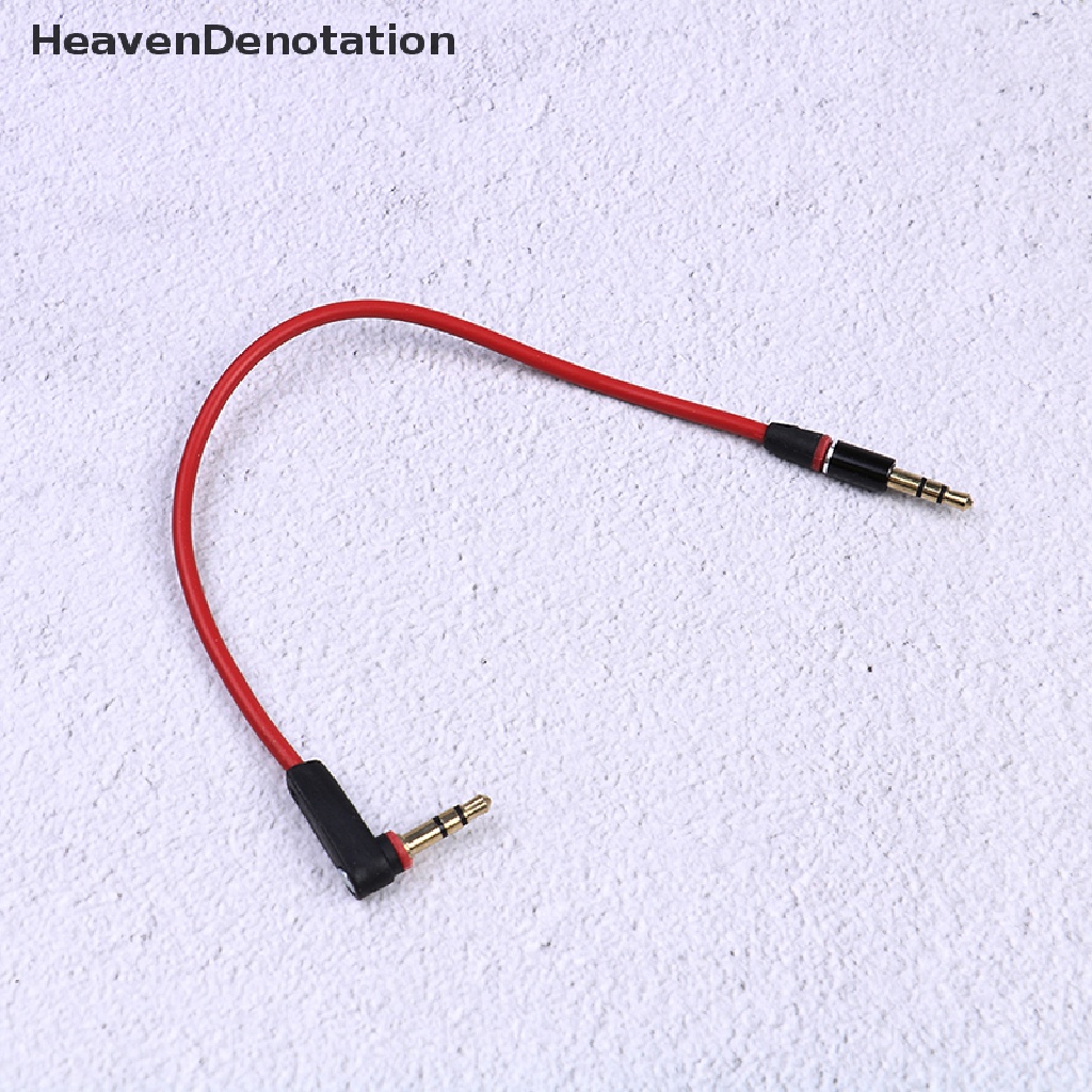 (Heavendenotation) Kabel Jack Audio 3.5mm Male Ke Male Stereo Panjang 20cm