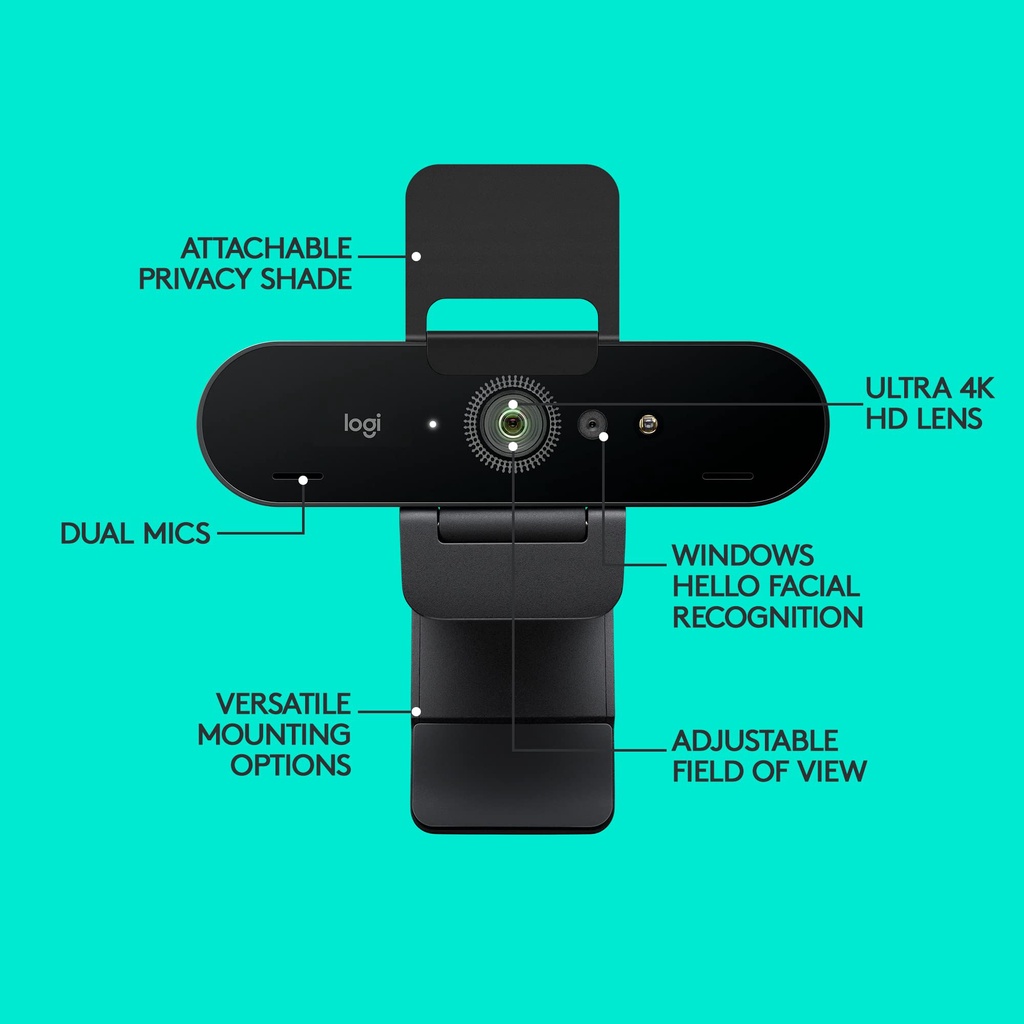 Logitech Brio Webcam 4K Ultra HD