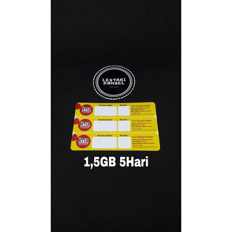 Indosat 1,5GB 4Hari