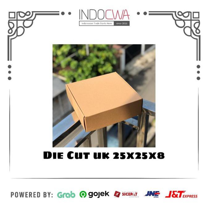 

Kardus Box Karton Polos Die Cut Uk 25X25X8