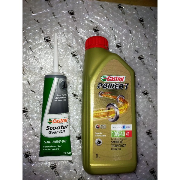 Oli mesin castrol 1+oli gardan castrol 1