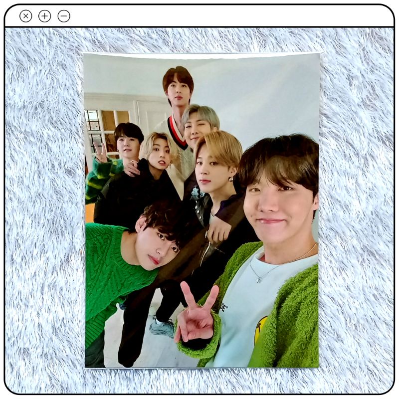 [Ready Stock] POB GIFT WEVERSE MINI POSTER BTS - BE DELUXE EDITION