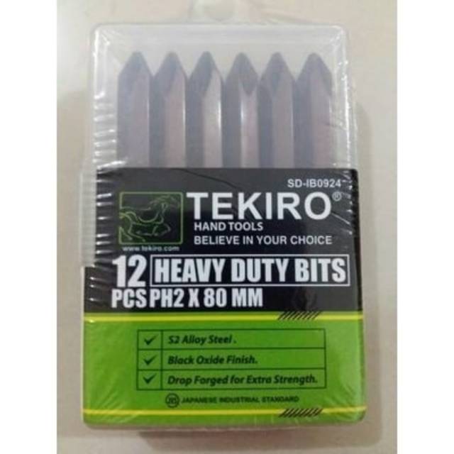 Mata obeng ketok PH 2 / PH3 Tekiro Per bj