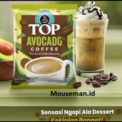 

KOPI TOP AVOCADO COFFEE Minuman Serbuk Kopi Instan Rasa Alpukat 20g
