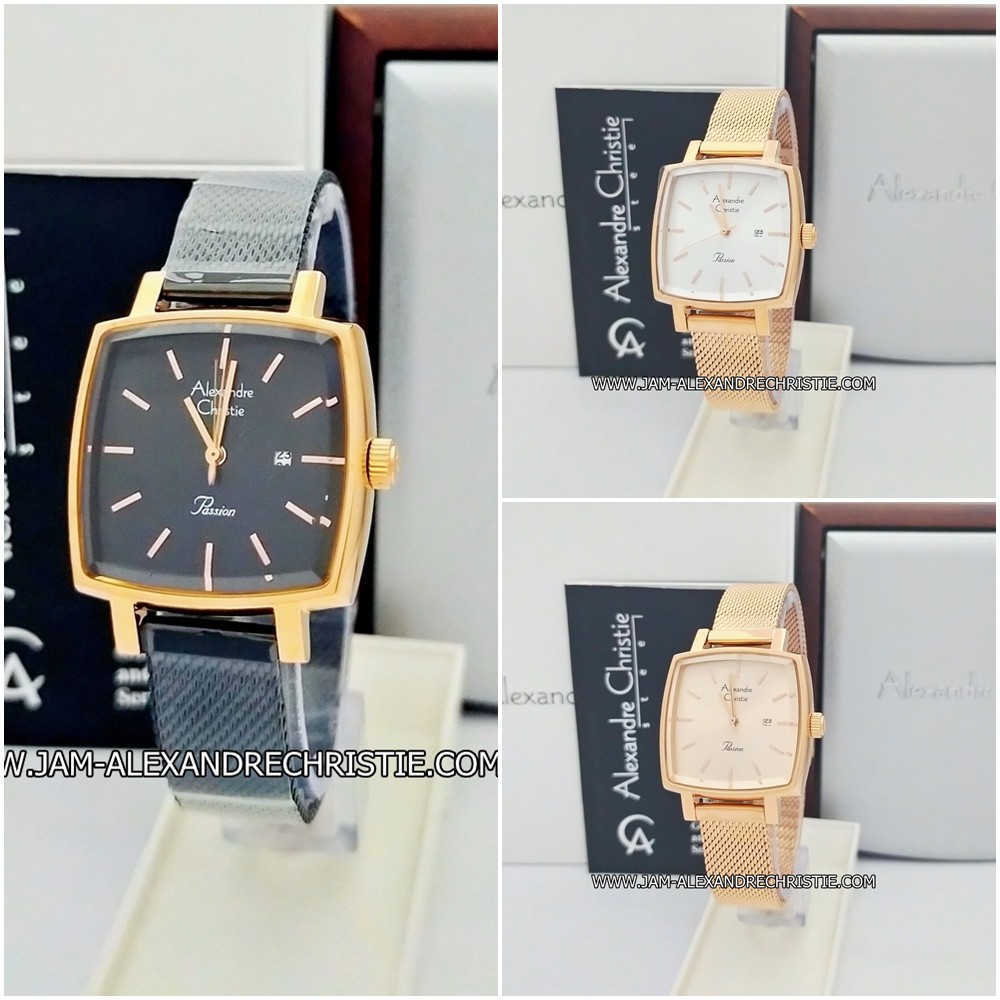 Jam Tangan Wanita Alexandre Christie AC 2849 LD Original