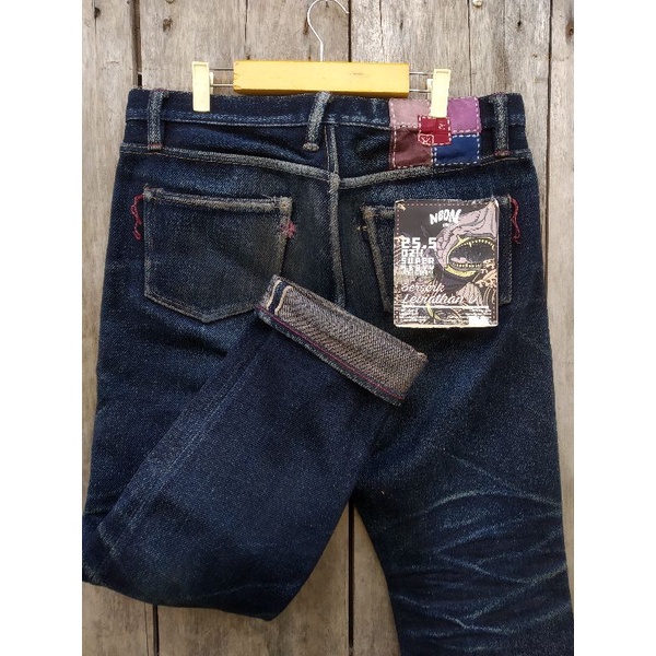 nbdn 25oz selvedge heavyweight denim straight size fit 34 second