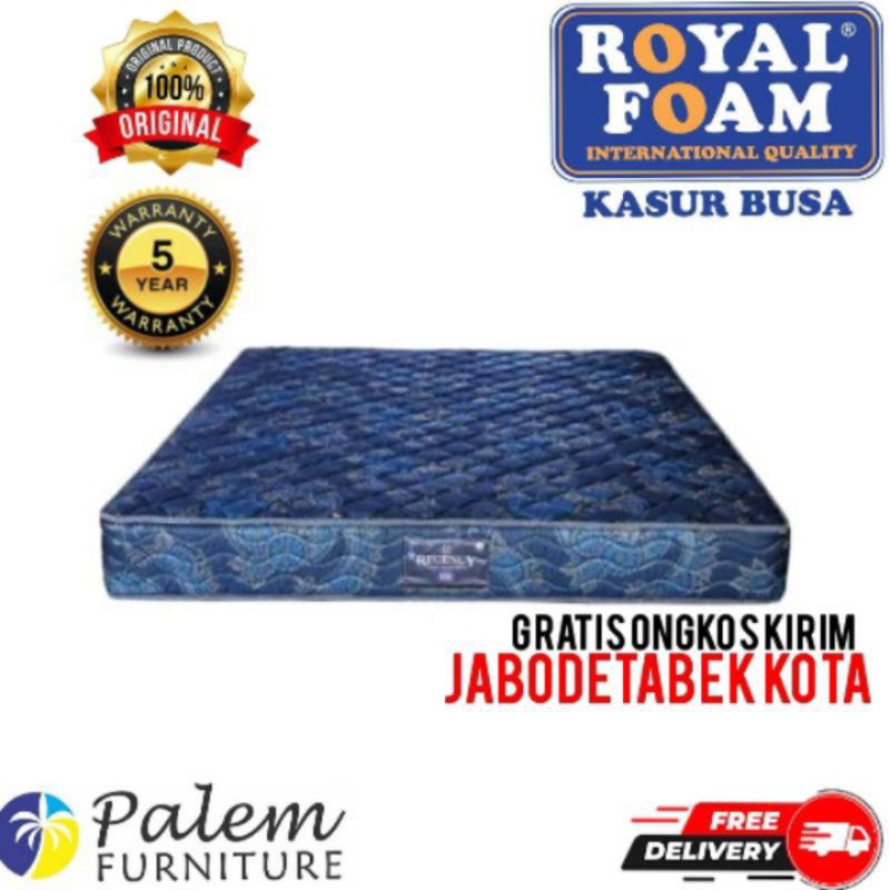 Ready  [COD] KASUR BUSA SUPER REBONDED ROYAL FOAM REGENCY TEBAL 20 CM ASLI
