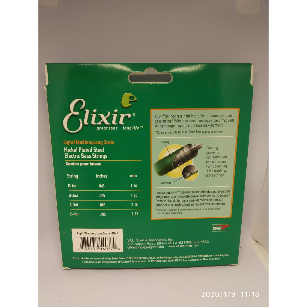 Senar Bass Elixir 4