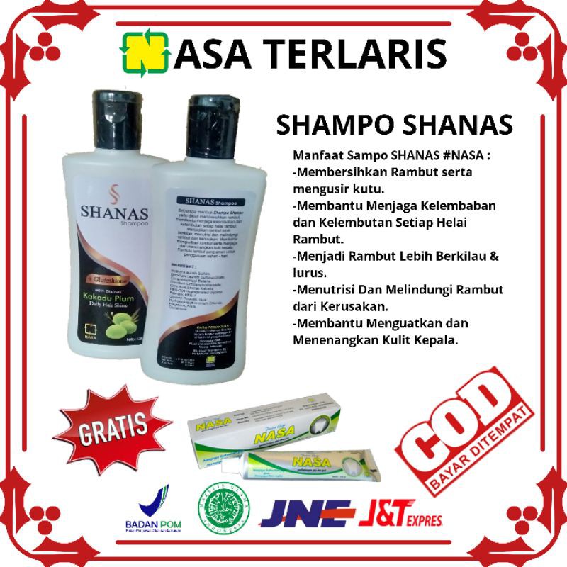 SAMPO PELURUS RAMBUT SAMPO ANTI KUTU SHAMMPO ANTI KETOMBE SHAMPO ANTI UBAN SHAMPOO HIJAB SHANAS NASA