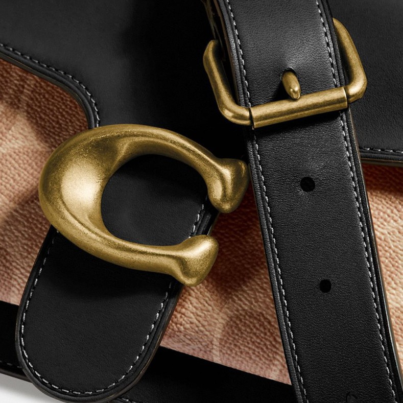 Coach Tabby Shoulder Bag 26 With Signature Canvas Coach Tas Wanita Coach Tas Selempang Coach Bahu Wanita Coach Top Handle Bag