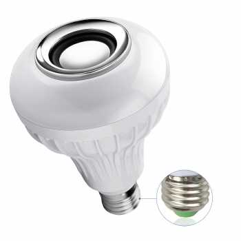 Bola Lampu Led Dengan Bluetooth Speaker Rgb E27 12W Lampu Led Buletooth Speaker 12w