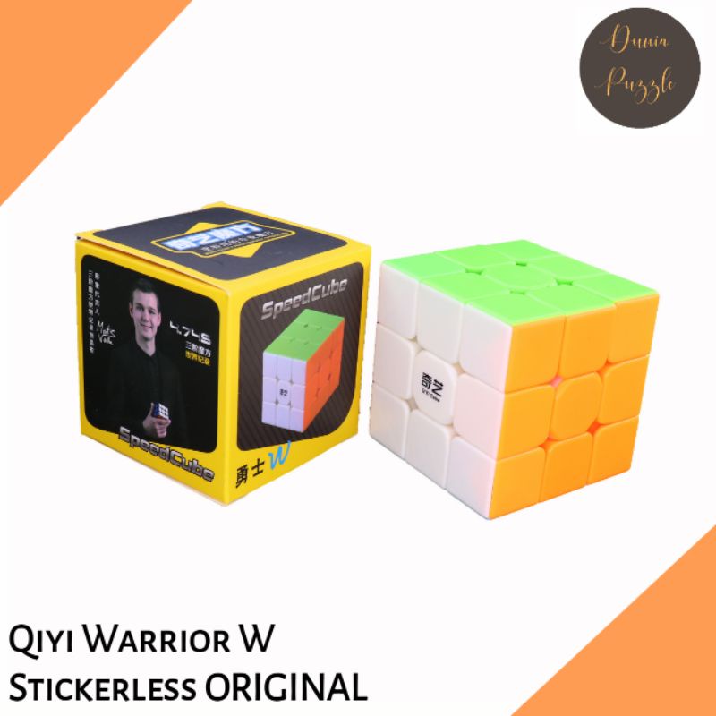 Rubik 3x3 Qiyi Warrior W 3x3 Stickerless ORIGINAL