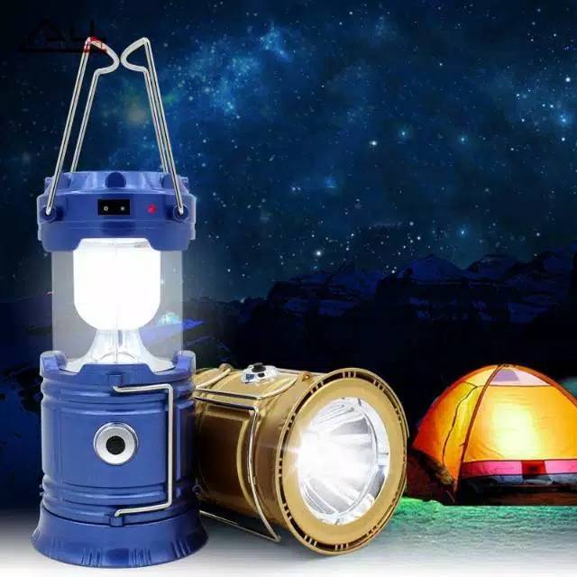 lampu Camping/ Emergency Lentera Tarik Solar/ Lampu Camping SENTER LED/BAYAR DITEMPAT/MEDAN