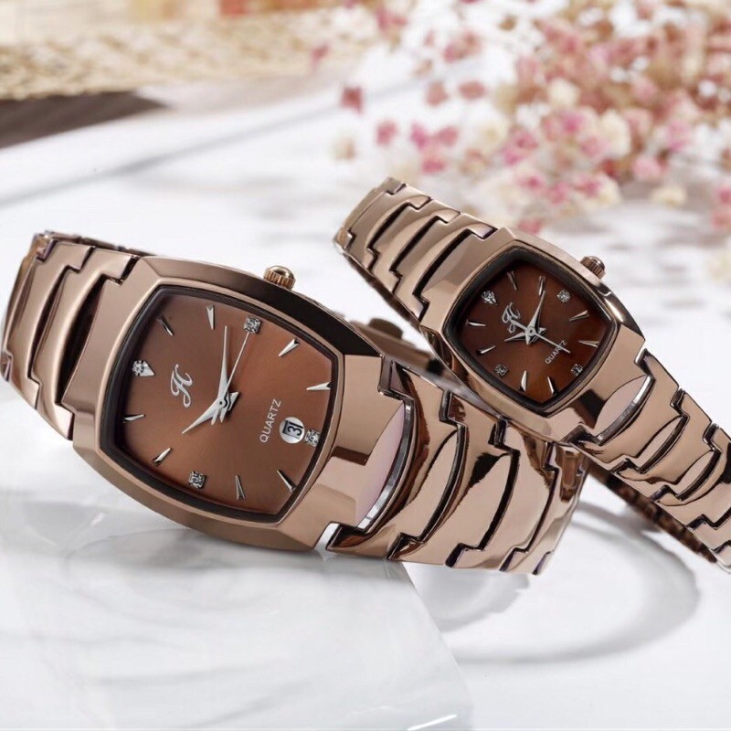 Jam Tangan Couple Jimshoney 8413 Couple Watch / Jam Antiair Branded Murah Mewah Original Jims Honey