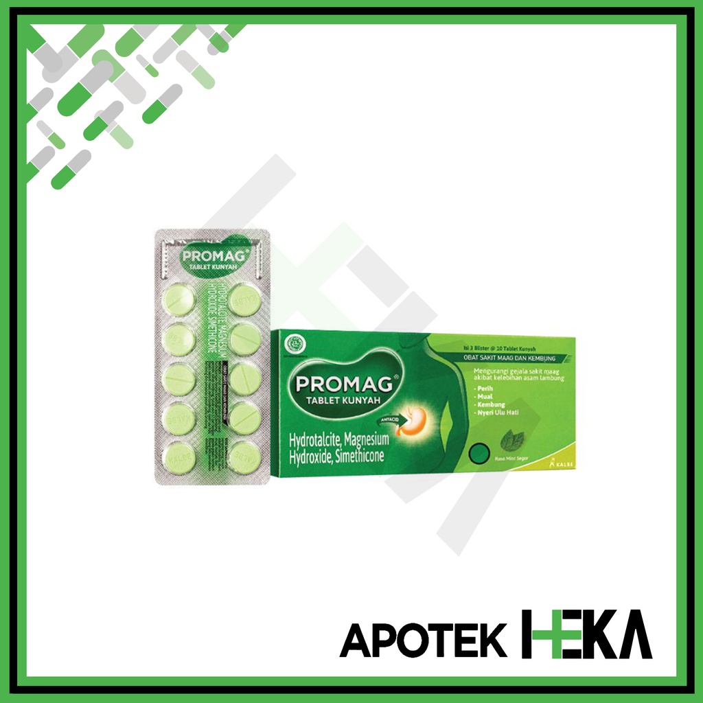 Promag Tablet Obat Maag Dus isi 3x10 Tablet (SEMARANG)