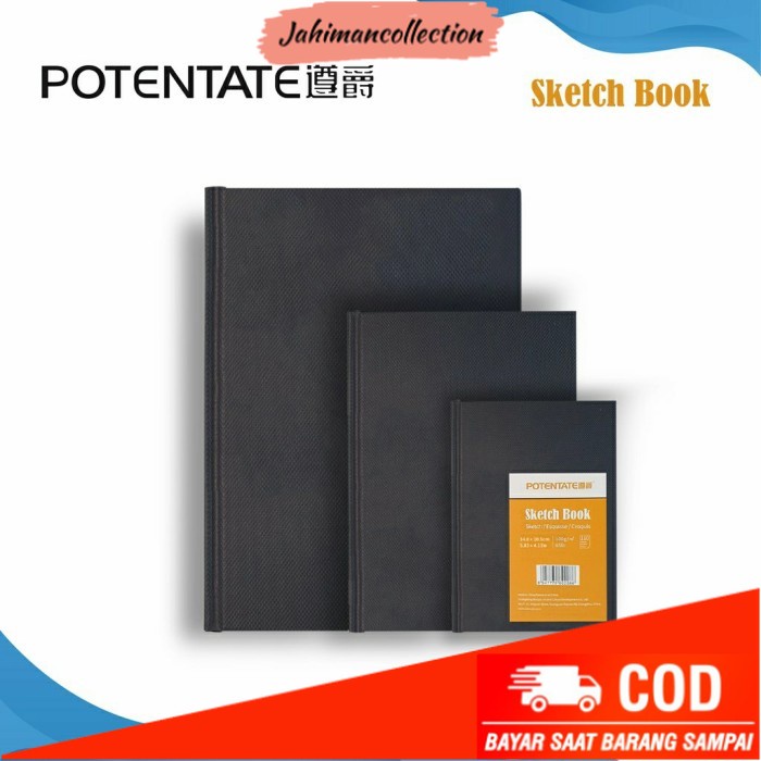 

✨ BISA COD ✨ A4 POTENTATE SKETCHBOOK HARD COVER BUKU GAMBAR SKETSA