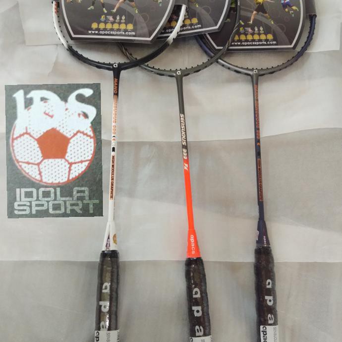 Kualitas Terbaik PROMO PAKET RAKET BADMINTON APACS SENSUOUS 333 +BG 66 PASANG ORIGINAL SDWEP